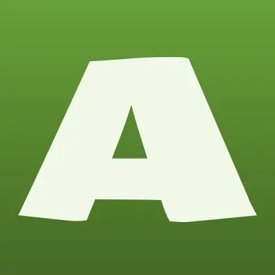 Азия Трак, компания по продаже резиновых гусениц, лого-визитка